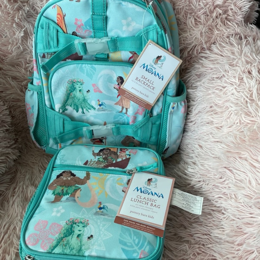 Disney Moana Turquoise Backpack and Lunch Bag